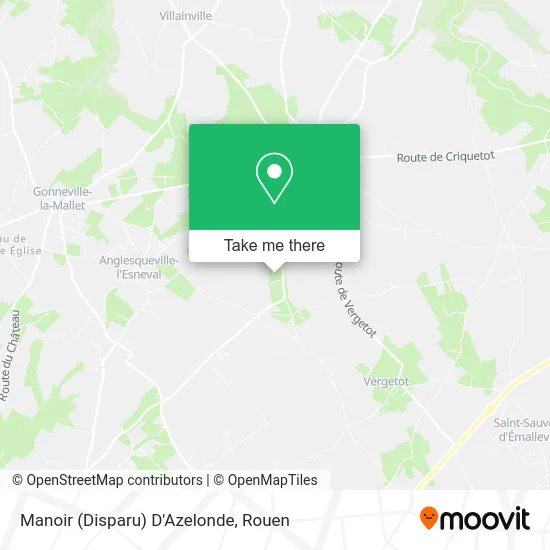 Manoir (Disparu) D'Azelonde map