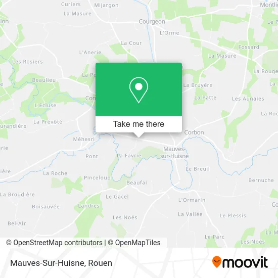 Mauves-Sur-Huisne map