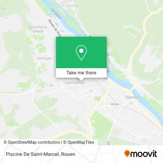 Piscine De Saint-Marcel map