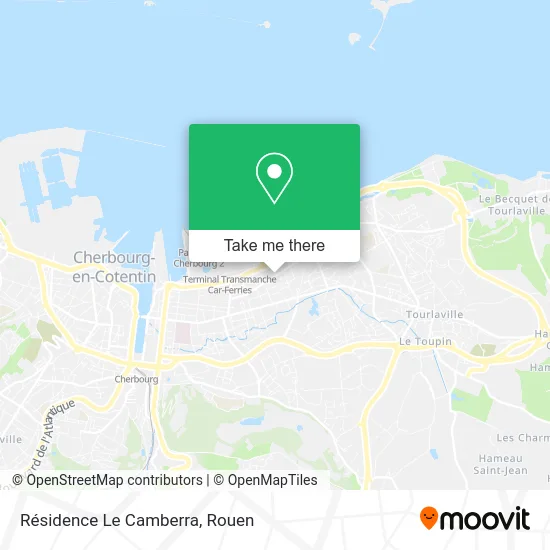 Résidence Le Camberra map