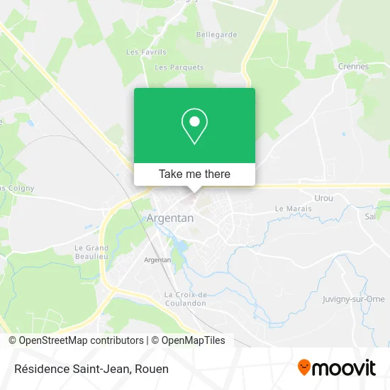 Résidence Saint-Jean map