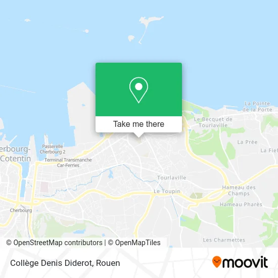 Collège Denis Diderot map