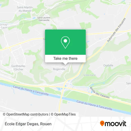 École Edgar Degas map
