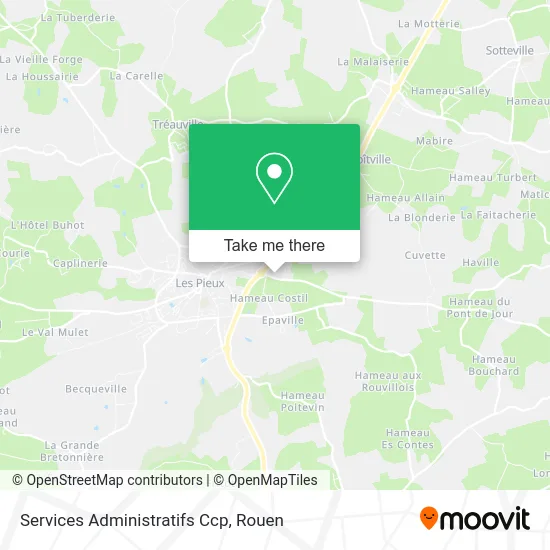 Services Administratifs Ccp map