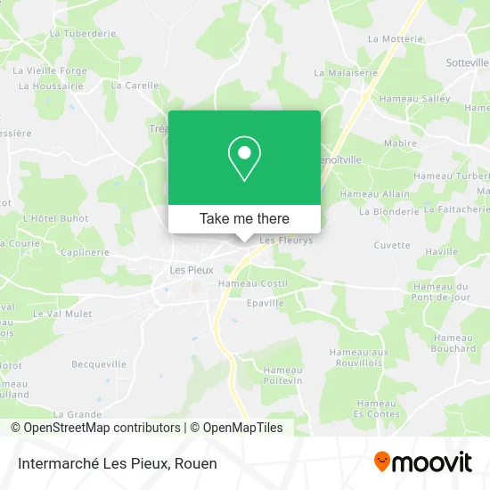 Intermarché Les Pieux map