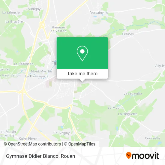 Gymnase Didier Bianco map