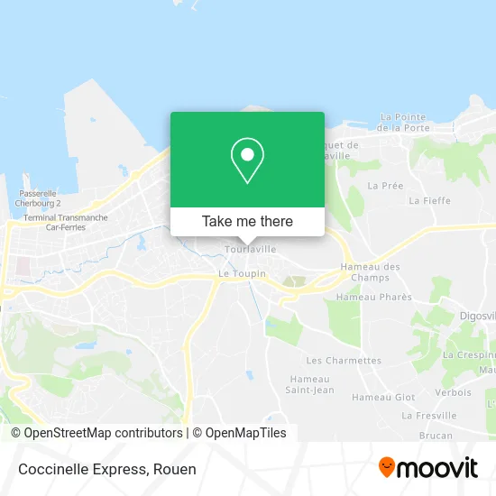 Coccinelle Express map