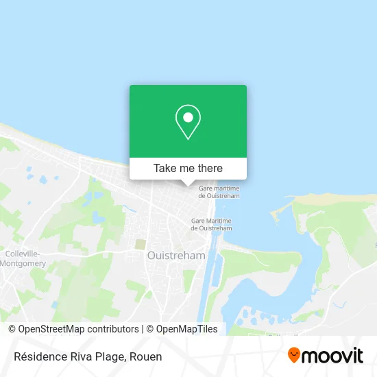 Résidence Riva Plage map