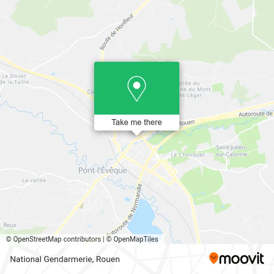 Gendarmerie Nationale map