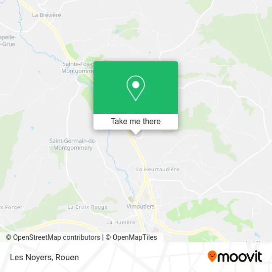Les Noyers map