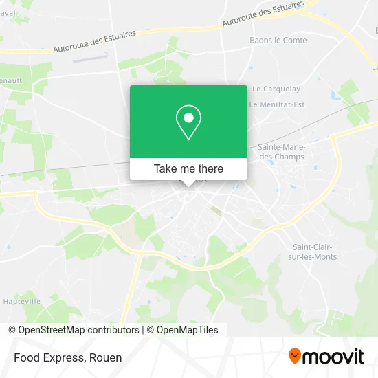 Food Express map