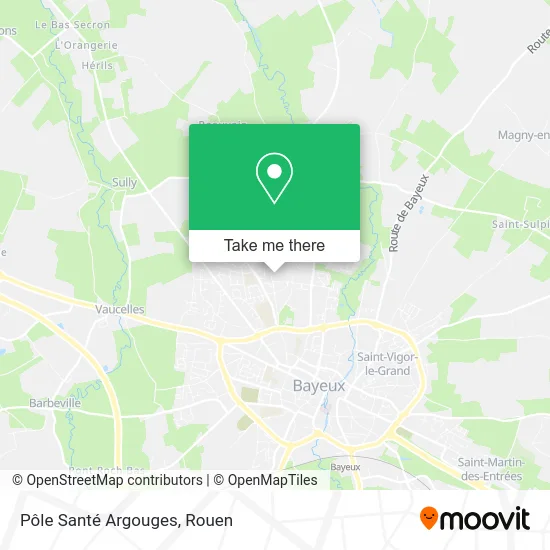 Pôle Santé Argouges map