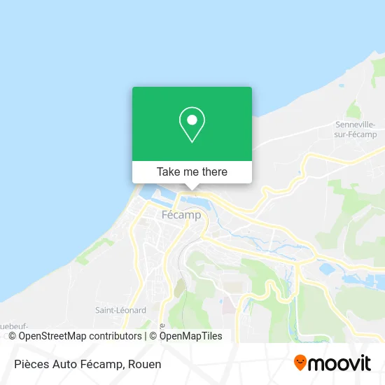 Pièces Auto Fécamp map
