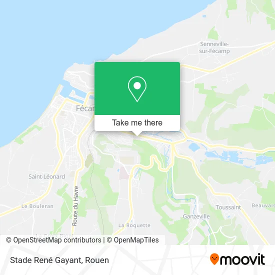 Stade René Gayant map