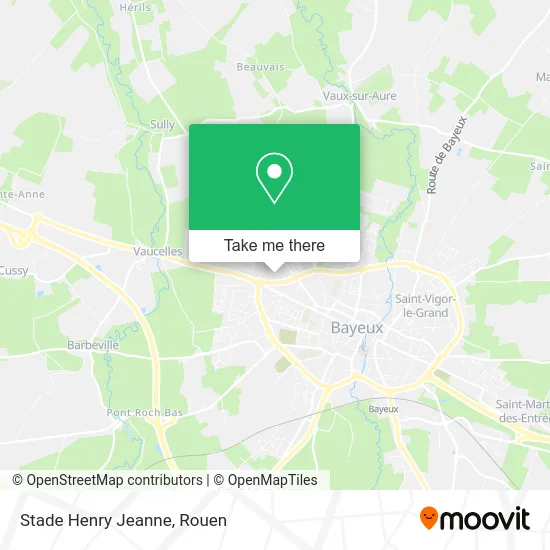 Stade Henry Jeanne map