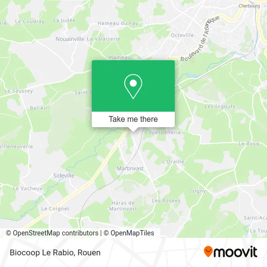 Biocoop Le Rabio map