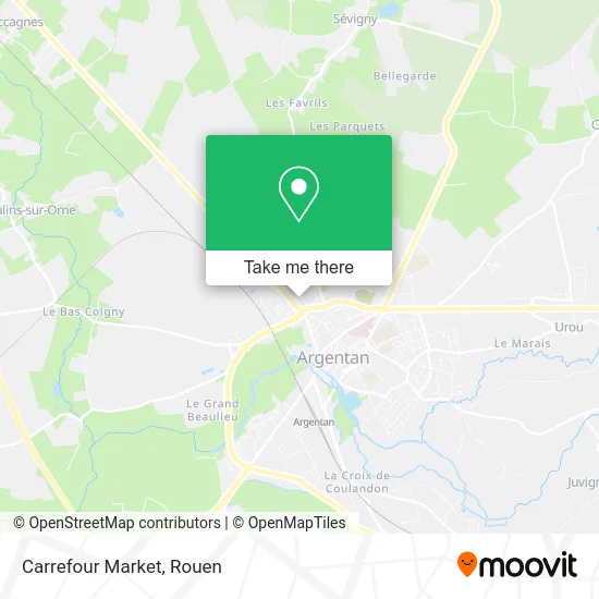 Carrefour Market map