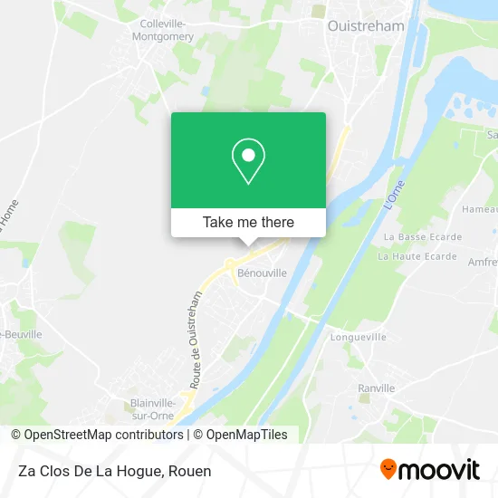 Za Clos De La Hogue map