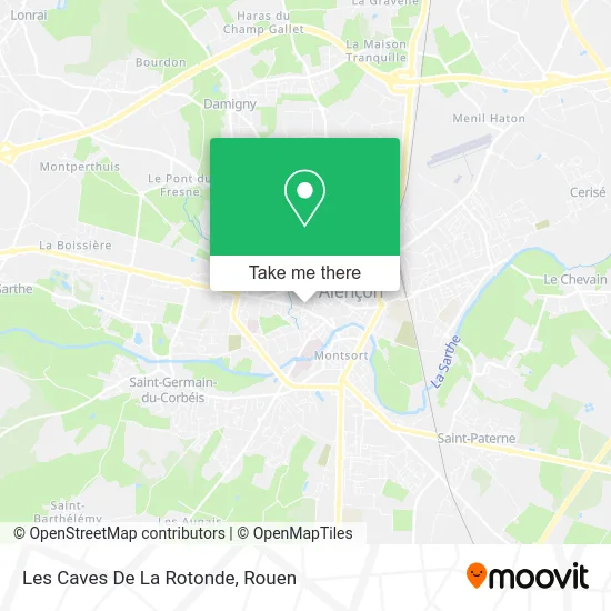 Les Caves De La Rotonde map