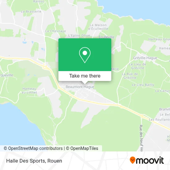 Halle Des Sports map