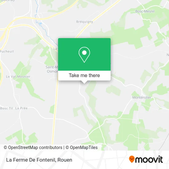 La Ferme De Fontenil map