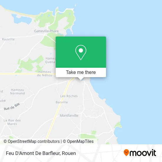 Feu D'Amont De Barfleur map