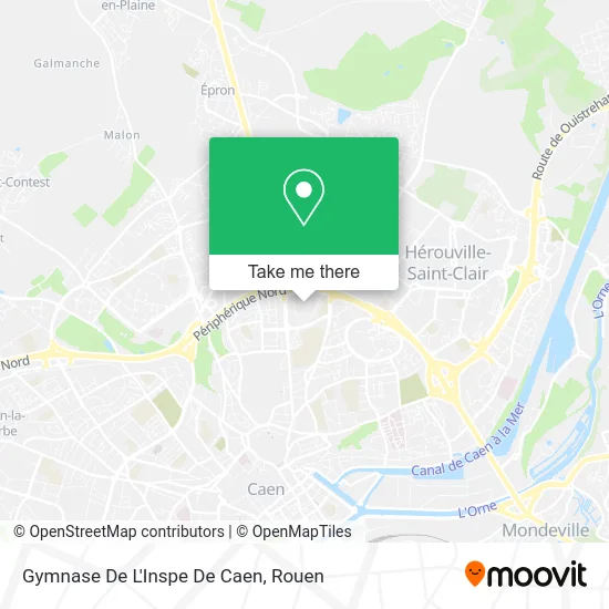 Gymnase De L'Inspe De Caen map