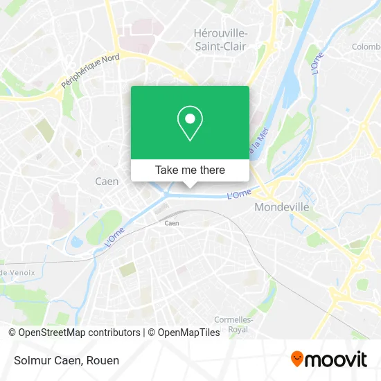 Solmur Caen map
