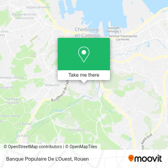 Banque Populaire De L'Ouest map