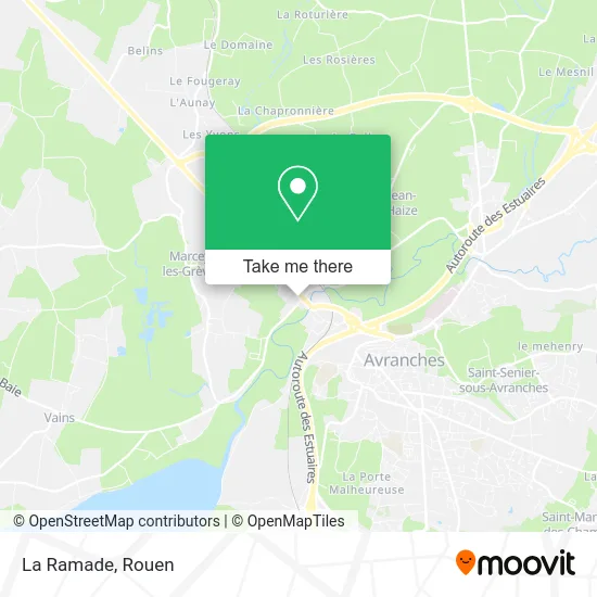 La Ramade map