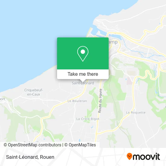 Saint-Léonard map