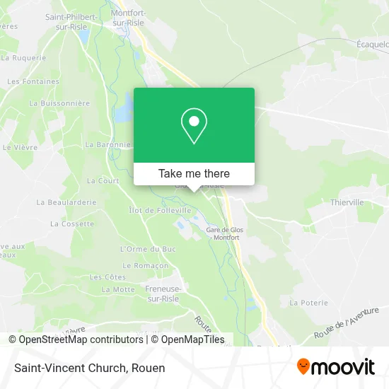 Église Saint-Vincent map