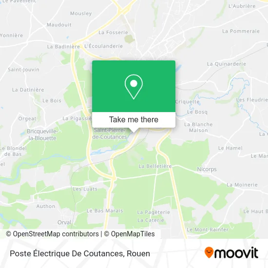 Poste Électrique De Coutances map
