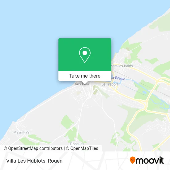 Villa Les Hublots map