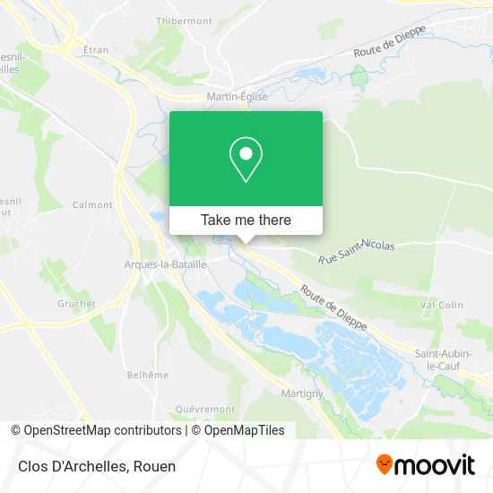 Clos D'Archelles map