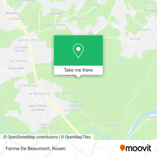 Ferme De Beaumont map
