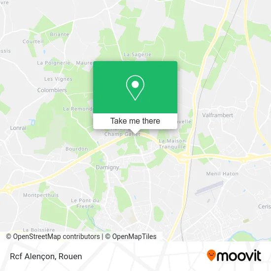 Rcf Alençon map