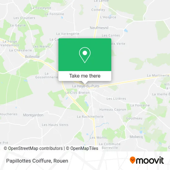 Papillottes Coiffure map