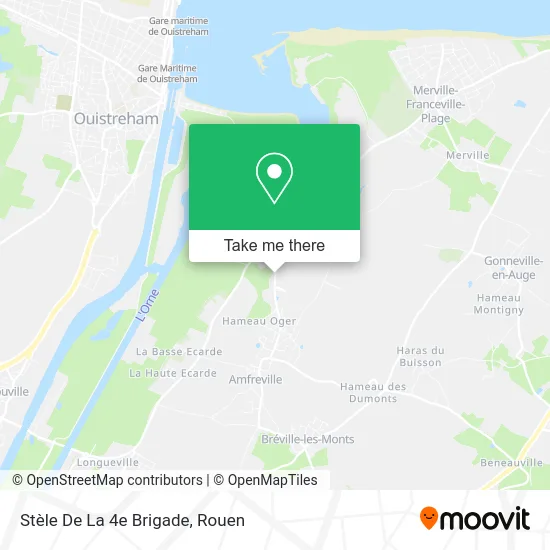 Stèle De La 4e Brigade map