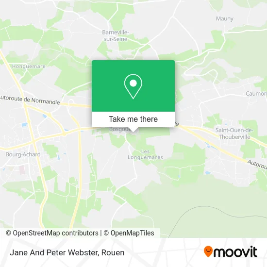 Jane And Peter Webster map