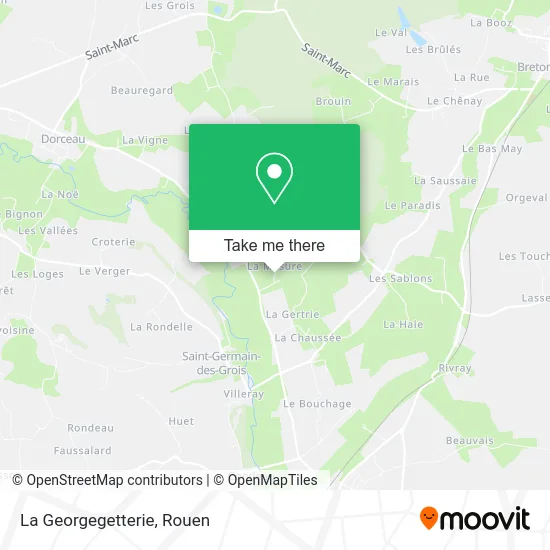 La Georgegetterie map