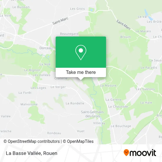 La Basse Vallée map