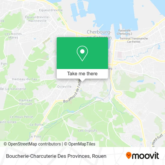 Boucherie-Charcuterie Des Provinces map