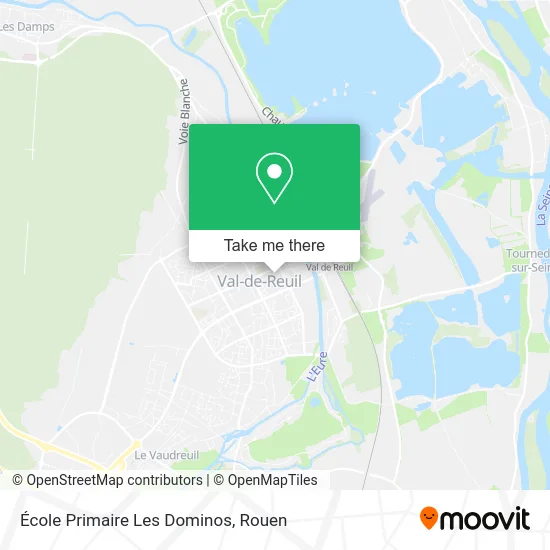 École Primaire Les Dominos map