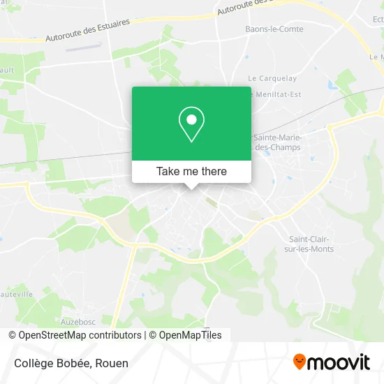 Collège Bobée map