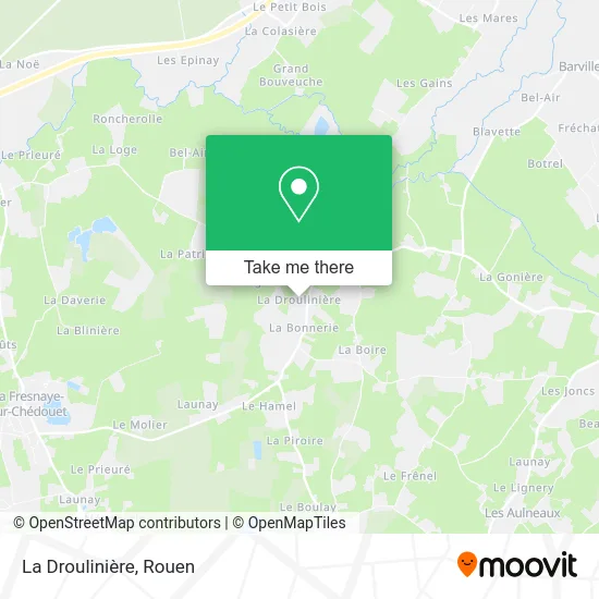 La Droulinière map