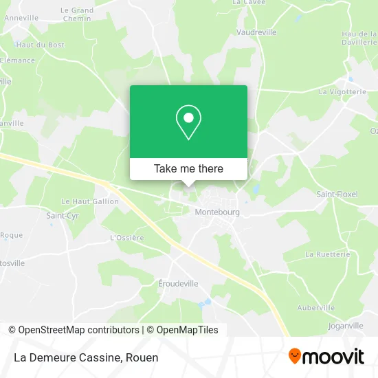 La Demeure Cassine map