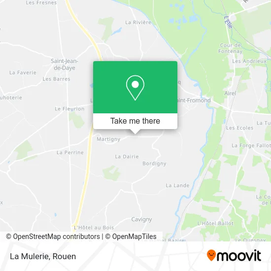 La Mulerie map