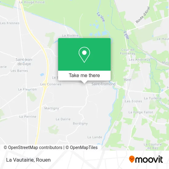 La Vautairie map