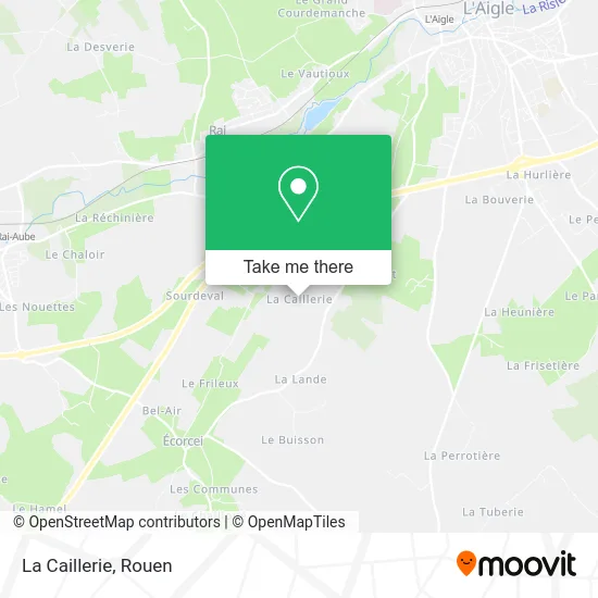 La Caillerie map